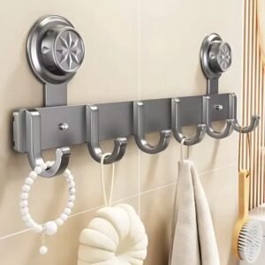 Вішалки на двері металеві ЛОФТ чорні Storage rack / Гачок із присосками металевий 38х12,5 см