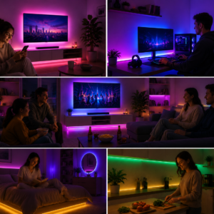Гнучка світлодіодна стрічка RGB USB 20м / RGB стрічка / USB Led стрічка + пульт