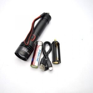 Ліхтар BL-P02-P50, 1×18650, ЗУ Type-C, zoom, Box