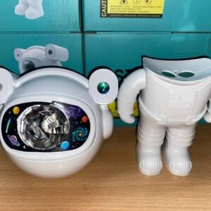 Astronaut Проектор галактики лазерний Астронавт-космонавт, зоряне небо на стелі з пультом Білий