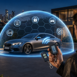 Автосигналізація CAR ALARM 2 WAY B9 / Двостороння автомобільна сигналізація з автозапуском та інтелектуальним запуском двигуна