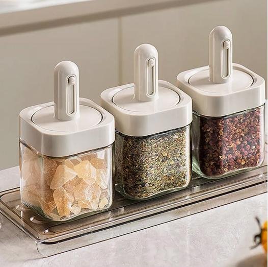 Баночки для приправ 3 шт., спецівниця Spice Tin