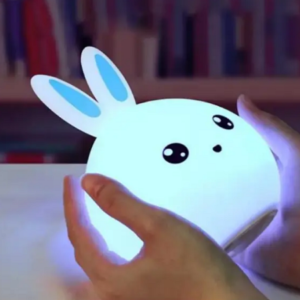 Дитячий силіконовий нічник 3DTOYSLAMP Кролик