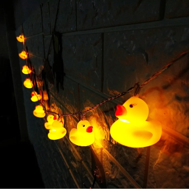 Гірлянда світлодіодна для дитячої кімнати DUCK 1.5 м Гірлянда із 10 пластикових міні-каченят