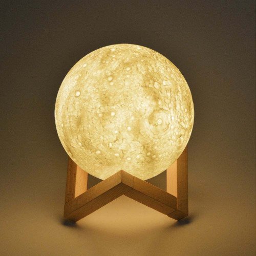 Настільний світильник місяць Magic 3D Moon Light Від Акумулятора