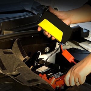 Автомобільний пускозарядний пристрій Jump Starter 9980 мАг з компресором у кейсі