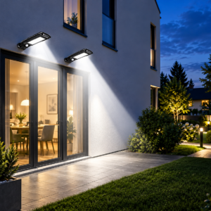 Вуличний світлодіодний світильник Solar Motion Sensor Light / Ліхтар на сонячній батареї з датчиком руху IP65 4000 mAh