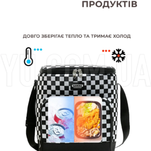 Термосумка для транспортування холодних та гарячих продуктів, напоїв GP 4338 сумка-холодильник 13 л