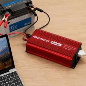 Перетворювач 5 CORE 2000W 12V UN-3057 / Автомобільний інвертор 12V/220V 2000W з USB