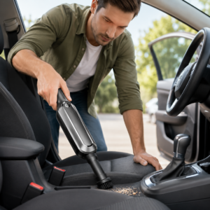 Автопилосос Rias Vacuum Cleaner JB-80 / Акумуляторний автомобільний пилосос 60 Вт