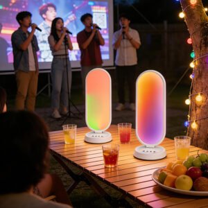 Настільна RGB  LED-лампа MJ52 з регулюванням яскравості та температури світла 38 Вт + пульт