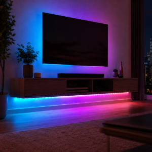 Led гірлянда c bluetooth та керуванням з телефону 5м APP BT / Світлодіодна Bluetooth RGB стрічка USB / RGB стрічка 12В